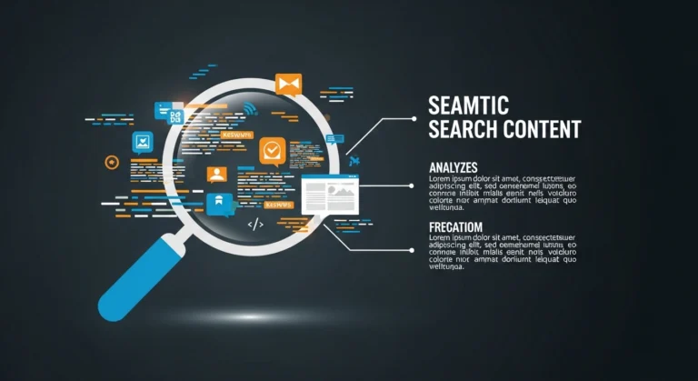 AI search integration generating semantic search summaries and structured results