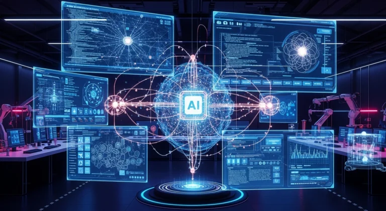 AI system managing automated software testing processes