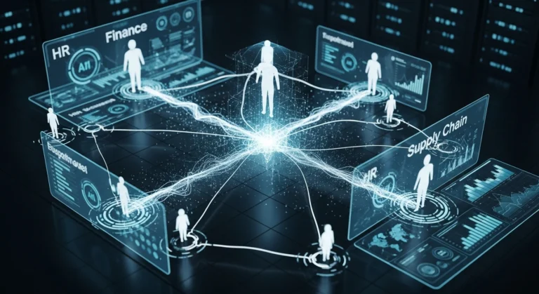 AI agents coordinating workflows across enterprise departments