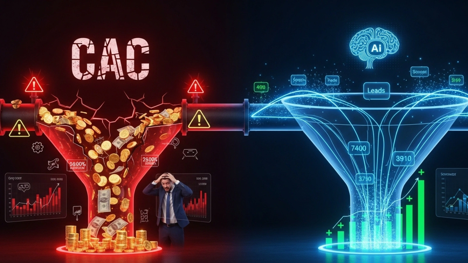 CAC Is Rising Funnels Must Be Smarter (Or You’ll Bleed Cash)