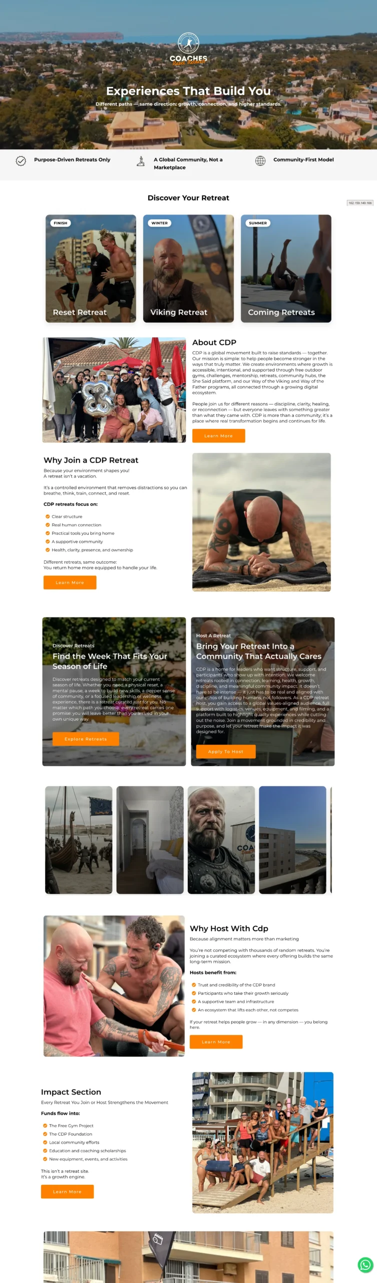 CDP Retreat Club: Building a Decentralized Retreat Marketplace for Coaches Dont Play