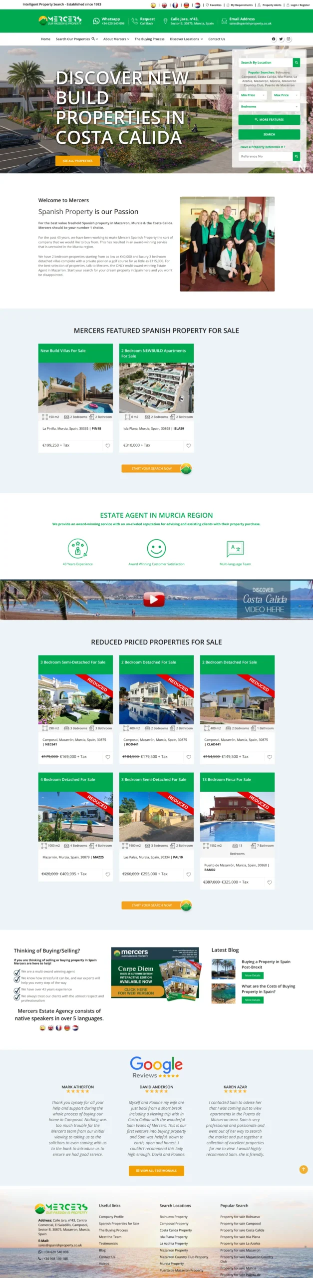 Mercers Property: Full Digital Transformation for Property in Murcia